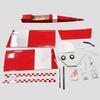 F077 58inches Fixed Wing Balsa Wood Gasoline RC Model Airplane-ARF Version (Red) view 3