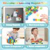 BananMelonBM 100 PCS Magnetic Building Blocks, for Toddlers Age 3-5, for Kids Ages 4-8,Magnetic Cubes, Preschool Educational Sensory Magnet Toys for Boys and Girls view 2