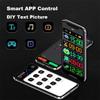 Colorful Eye Lamp Soft Screen for Car Windows,DIY Car Dynamic LED Smart Large Programmable Matrix Screen,Waterproof Flexible Scrolling Car LED Screen with Remote Control view 3