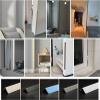 Corner Wall Protector Edge Protector Grey Plastic PVC Corner 89 Degree 1.2M view 2