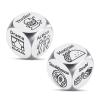 Adult Easter Basket Stuffers, Adult Easter Gifts, 2PCS Food Decision Dices, Movie Nights Supplies, Funny Food Dice, Date Night Dice, Dinner Dice Decision, Birthday Gifts Ideas for Movie Lovers Her Him view 1