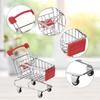 HAICHEN TEC Bird Toys Mini Shopping Cart Trolley Bird Parrot Pet Intelligence Growth Utility Cart Mode Storage Decoration Toys (Red) view 4