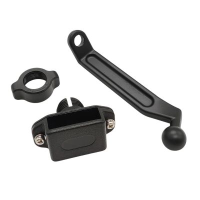 Ldbuejiaja AdjustableMotorcycle WalkieTalkie Mount Bike Handlebars Clip Holder for Two Way Radios Bike Radios Holder