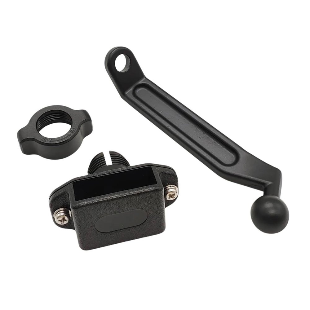 Ldbuejiaja AdjustableMotorcycle WalkieTalkie Mount Bike Handlebars Clip Holder for Two Way Radios Bike Radios Holder