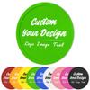 100 Pack Custom Poker Chips, Personalized Your Own Logo/ Image/Text on Chip, Double Sided Full Color Print Custom Drink Chips, Good for Casino Night, Bar Drink Token and Bachelor Party (Green) view 1