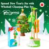 WHOHOLL Wooden Kids Cleaning Set Toddler Broom Set for Housekeeping 8 Pcs Broom and Mop Set for Toddlers 3-6, Cleaning Toys with Dustpan Sponge, Christmas Birthday Gifts for Boys Girls (Green) view 2