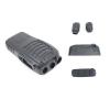 Aurgiarme Replacement Repair Housing Shells Sheaths Front Case with Knob for Handheld Walkies Talkies view 3