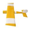 F077 58inches Fixed Wing Balsa Wood Gasoline RC Model Airplane-ARF Version (Yellow) view 3