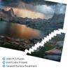 MA6GE8DE Thunderstorms & Lakes Wooden Puzzles for Adults 1000 Pieces,Exquisite Scenery Photography Modern Art Puzzle,Relax Yourself,Puzzles Suitable for Entertaining with Family During Holidays view 3