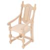 1:12 Wooden Dollhouse Chair, Vivid Lightweight Portable Simulation Miniature Chair for Doll Lovers view 3