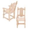 1:12 Wooden Dollhouse Chair, Vivid Lightweight Portable Simulation Miniature Chair for Doll Lovers view 4