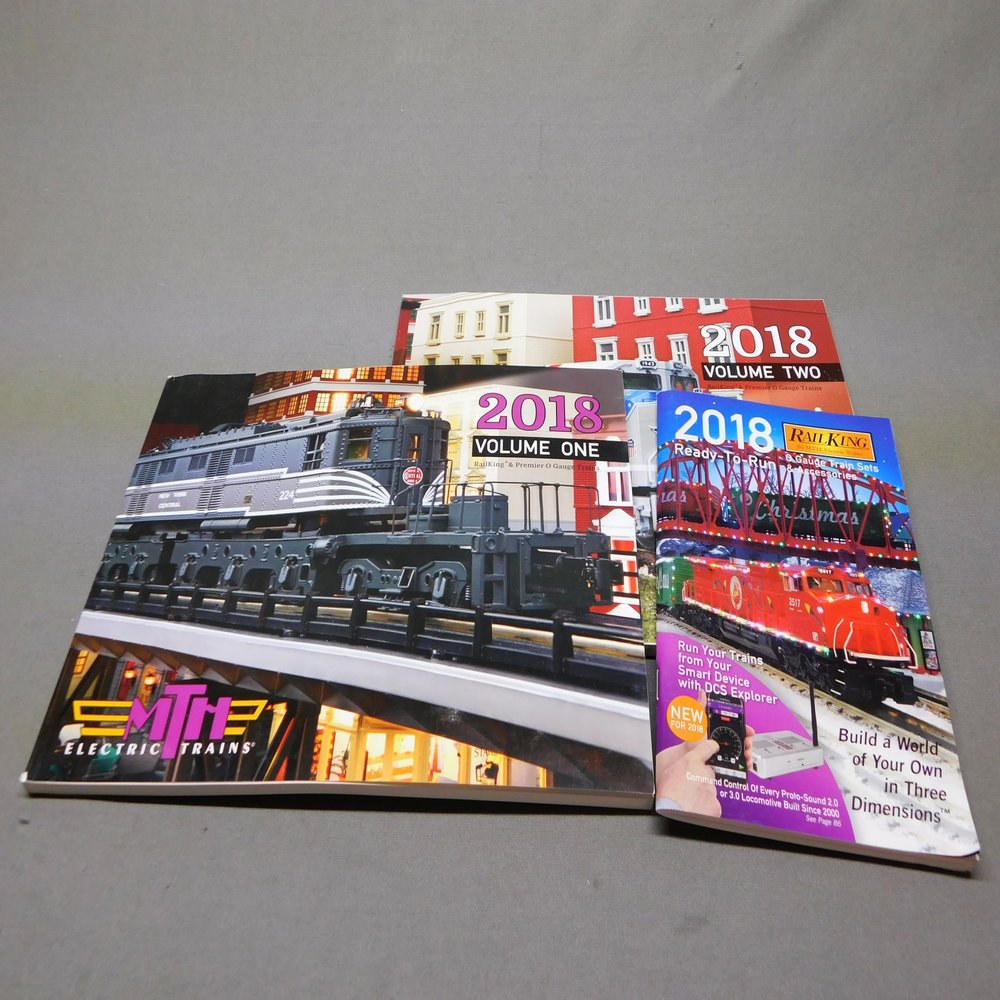 MTH 2018 Volume 1 Volume 2 Ready to Run Train CATALOGS