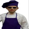 CHEFSKIN Kids Chef Set: 1 Jacket + 1 Hat + 1 Apron, Purple, Size XXS-XXL (XS Fits Kids 3-4) view 1