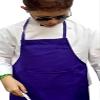 CHEFSKIN Kids Chef Set: 1 Jacket + 1 Hat + 1 Apron, Purple, Size XXS-XXL (XS Fits Kids 3-4) view 2