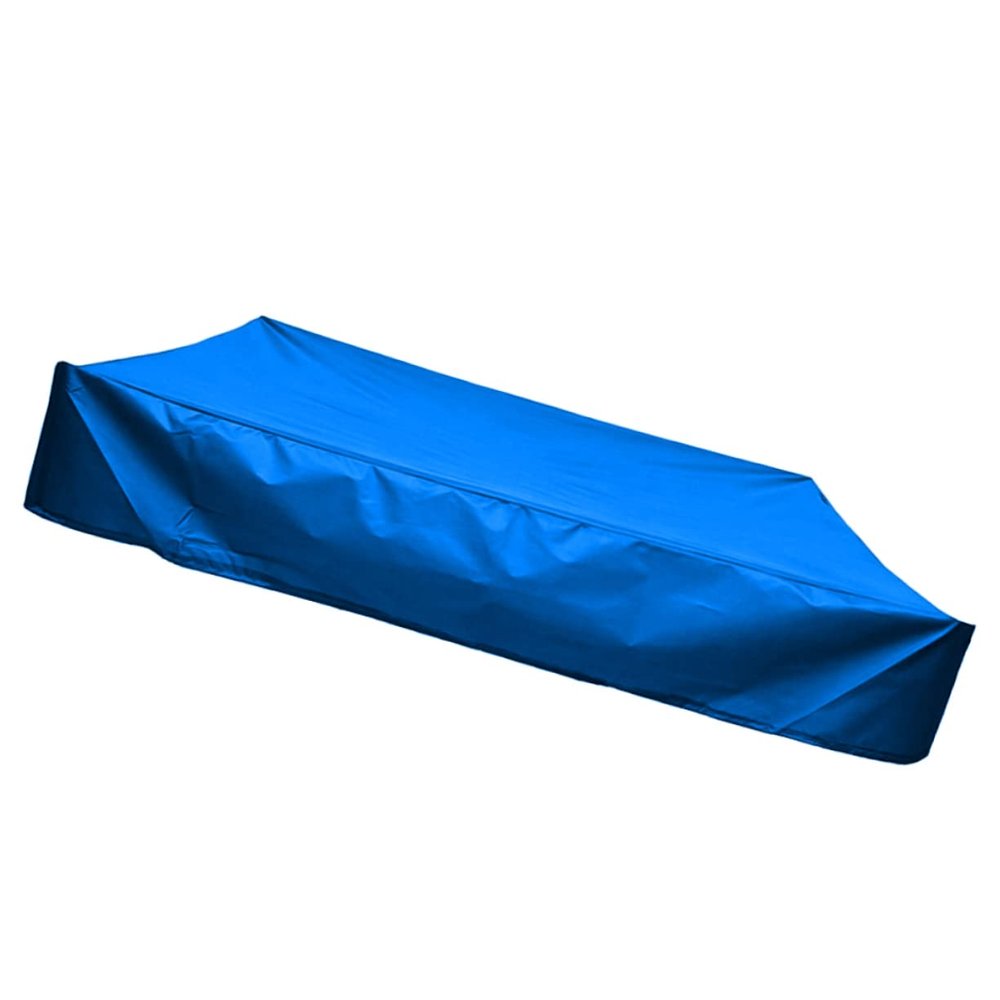 HANABASS Garden Courtyard Square Sandbox Cover Blue Durable Protection for Boy Girl's Shields Sand and Toys from Pollution