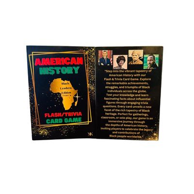 American History Flash/Trivia Cards - Black Leaders, Vol. 1