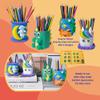 AwwAboutLife Air Dry Clay - Create Your Own Pen Holder Kit. Craft DIY for Kids/Art Activity Set/Holiday Birthday Gift/Dinasour Unicorn & Space. for Adults or Kids 4+ view 3