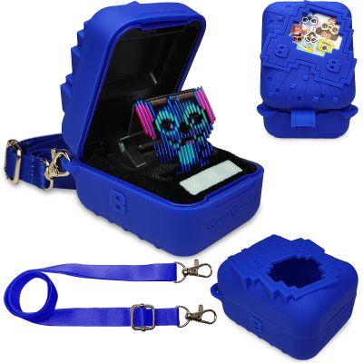 JCHPINE Silicone Cover Case for Bitzee Disney Interactive Digital Pet and Case, Protective Skin Sleeve for Bitzee Disney Virtual Electronic Pets (Blue)
