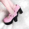 BJD Doll Shoes Carefully Crafted Fashionable high Heels for 1/3 24 inch 60cm BJD SD Doll Gifts for Doll Lovers (E) view 4