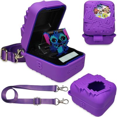 JCHPINE Silicone Cover Case for Bitzee Disney Interactive Digital Pet and Case, Protective Skin Sleeve for Bitzee Disney Virtual Electronic Pets (Purple)
