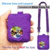 JCHPINE Silicone Cover Case for Bitzee Disney Interactive Digital Pet and Case, Protective Skin Sleeve for Bitzee Disney Virtual Electronic Pets (Purple) view 2