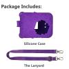 JCHPINE Silicone Cover Case for Bitzee Disney Interactive Digital Pet and Case, Protective Skin Sleeve for Bitzee Disney Virtual Electronic Pets (Purple) view 3