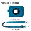 JCHPINE Silicone Cover Case for Bitzee Magicals Interactive Digital Pet and Case, Protective Skin Sleeve for Bitzee Magicals Virtual Electronic Pets Accessories (Blue) view 3