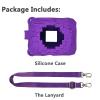 JCHPINE Silicone Cover Case for Bitzee Magicals Interactive Digital Pet and Case, Protective Skin Sleeve for Bitzee Magicals Virtual Electronic Pets Accessories (Purple) view 3