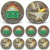 10 Pcs Dumpster Fire Challenge Coin, Everything is Fine Dumpster Fire Coin, Funny Desk Accessories, Inspirational Employee Appreciation Gifts, Emotional Support Gifts for Coworker, Boss, Men, Women view 1