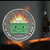 10 Pcs Dumpster Fire Challenge Coin, Everything is Fine Dumpster Fire Coin, Funny Desk Accessories, Inspirational Employee Appreciation Gifts, Emotional Support Gifts for Coworker, Boss, Men, Women view 2