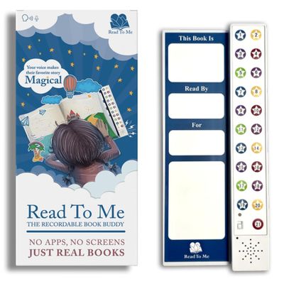 The Recordable Book Buddy  Screen-Free Storytelling Device for Kids, Personalized Audio Reader, Perfect for Grandparents & Long-Distance Families