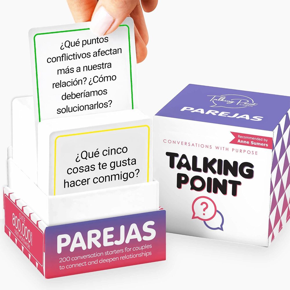 200 Couples Conversation Cards - Parejas en espaol - Dating Card Game for Adults - Enjoy Better Relationships and Deeper Intimacy - Fun Game for Date Night, Valentine Card Games for Couples - Spanish