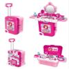 3-in-1 Kids Beauty Vanity Set  60cm Pink Makeup Suitcase with Mirror, Makeup Accessories, Music, Light Effects, and Jewelry  Best Gift for Girls, Portable Pretend Play Set for Ages 3+ view 1