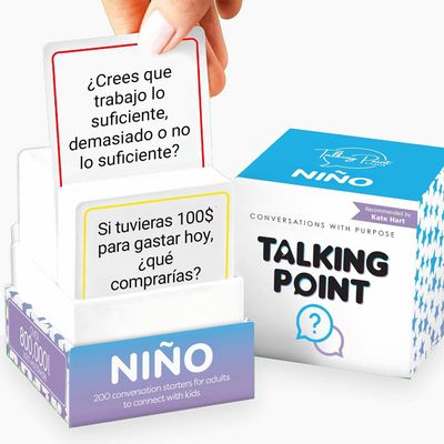 200 Kids Conversation Cards - Nios en espaol - Help Kids Put Down Tablets and Phones - Get Children to Enjoy Talking and Listening - Great for Car Rides and Family Dinners - Spanish