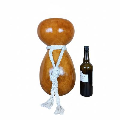 19 inches high Brown Polished ipu heke, Hawaiian Drum Instruments, ipu Heke Rhythm Instrument, Gift for Dad