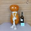 19 inches high Brown Polished ipu heke, Hawaiian Drum Instruments, ipu Heke Rhythm Instrument, Gift for Dad view 3