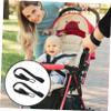 GARVALON 2pcs Pushchair Harness Belt Stroller Straps High Chair Replacement Straps Pram Accessories Belt view 2