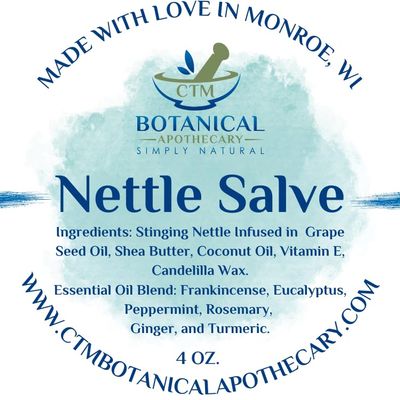 CTM BOTANICAL APOTHECARY SIMPLY NATURAL Nettle Salve (4 OZ.)