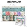 Christian Jigsaw Puzzle for Adults 1000 Pieces Farmhouse Butterfly Flowers Religious Puzzles Scripture Bible God Says You are Inspirational Wooden Puzzle for Living Room Family Activities Fun Games view 4