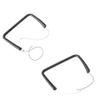 DBLCAST [Drone Parts] for DJI Phantom 4 Pro Obsidian Edition Part - Left Right Landing Gear with Compass Cable Antenna Cover Drone [Easy to Replace](Left and Right) view 1