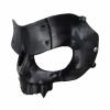 Amonkky Skull Face Resin Mask Halloween Role Playing Mask Halloween Make up Ball Costume Props. (Silver) view 3
