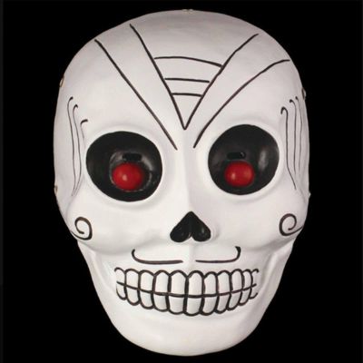 Amonkky Resin Skeleton Ghost Mask Terrifying Halloween Role Playing Mask Halloween Make up Ball Costume Props.