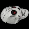 Amonkky Resin Skeleton Ghost Mask Terrifying Halloween Role Playing Mask Halloween Make up Ball Costume Props. view 4