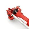 HLSONHENGM 1 Pair Aluminum CNC Anodized Full Metal Front and Rear Door Bridges for 1/12 MN MN99S MN98 D90 D91 D99 D99S MN90 RC Car Parts(Red) view 4