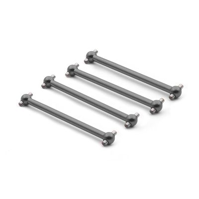 HLSONHENGM 4Pcs RC Car Front and Rear Metal Dog Bone for WLtoys A979 A959-07 A949 A959 A969 K929 for Himoto E18 for Spino HSP 1:18 RC Car Parts(Gray)