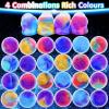 24 Pack Galaxy Slime Kit, Galaxy Slime Cup Party Favors for Girls Boys, 12 Constellations Series Mini Slime Bulk, Wet, Non-Sticky, Stress Relief Toy, Classroom Rewards, Goodie Bag Stuffers for Kids view 3