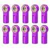 10Pcs Metal M3 Aluminum Link Rod Tie Rod End Ball Joint for AXIAL SCX10 D90 D110 for Tamiya CC01 Racing 1/10 RC Car Track Car(Purple) view 1