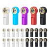 10Pcs Metal M3 Aluminum Link Rod Tie Rod End Ball Joint for AXIAL SCX10 D90 D110 for Tamiya CC01 Racing 1/10 RC Car Track Car(Purple) view 2