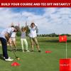 A11N SPORTS Finchley Backyard Golf Chipping Game | Portable 9 or 6 Holes Yard Golf Course for Outdoor, Lawn, Beach, Park | Golf Gifts for Men Women view 2