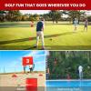 A11N SPORTS Finchley Backyard Golf Chipping Game | Portable 9 or 6 Holes Yard Golf Course for Outdoor, Lawn, Beach, Park | Golf Gifts for Men Women view 3